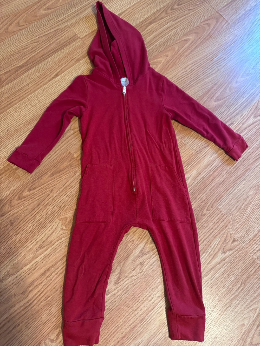 Smash & Tess Kids Red Hooded Romper